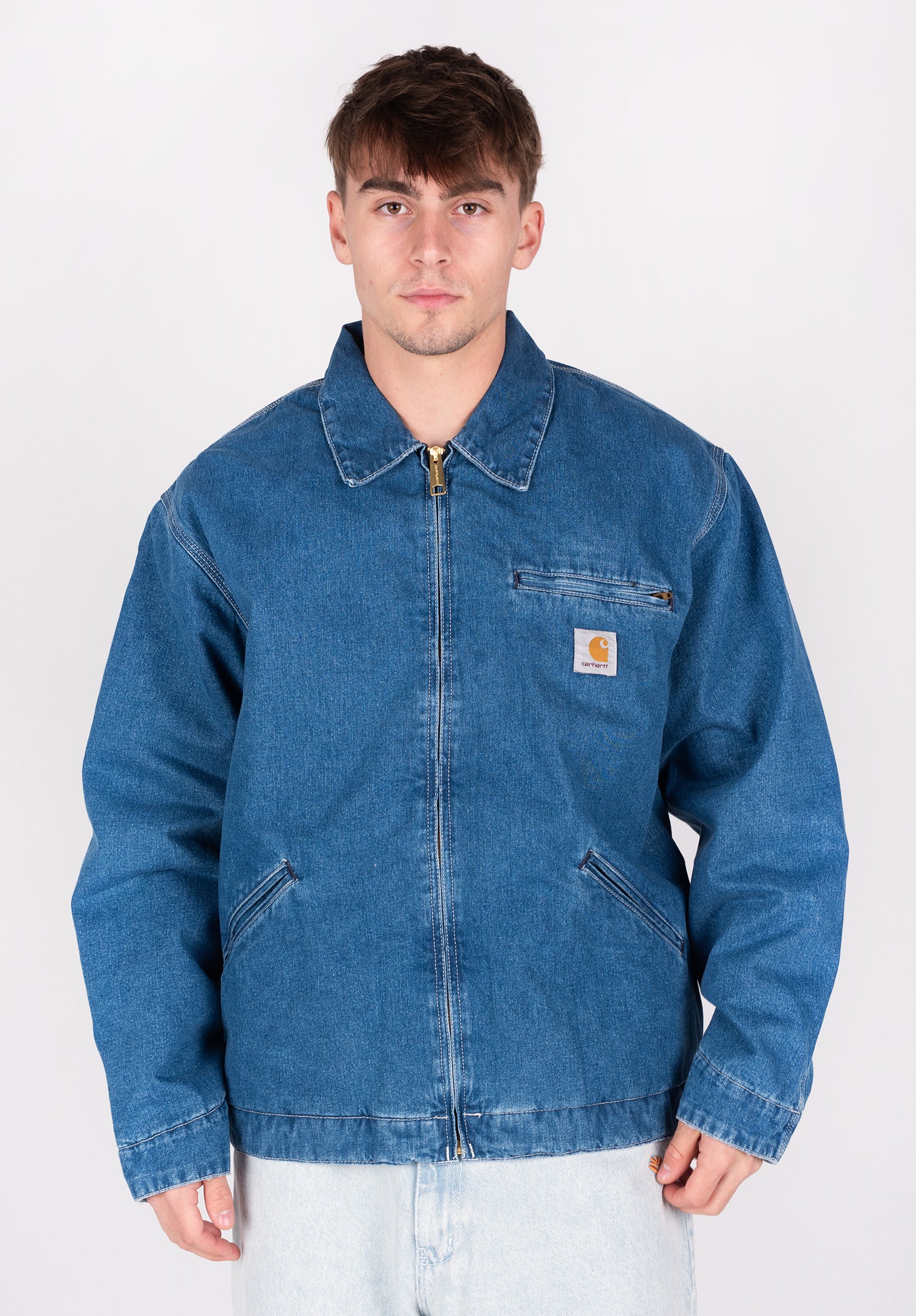 OG Detroit Carhartt WIP Light Jacket in bluestonewashed for c – TITUS