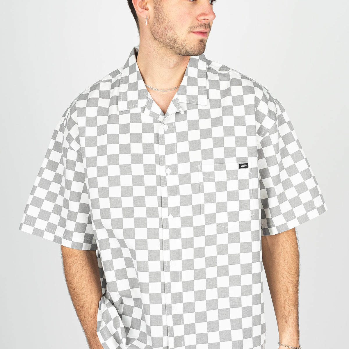 vans colorful checkerboard shirt