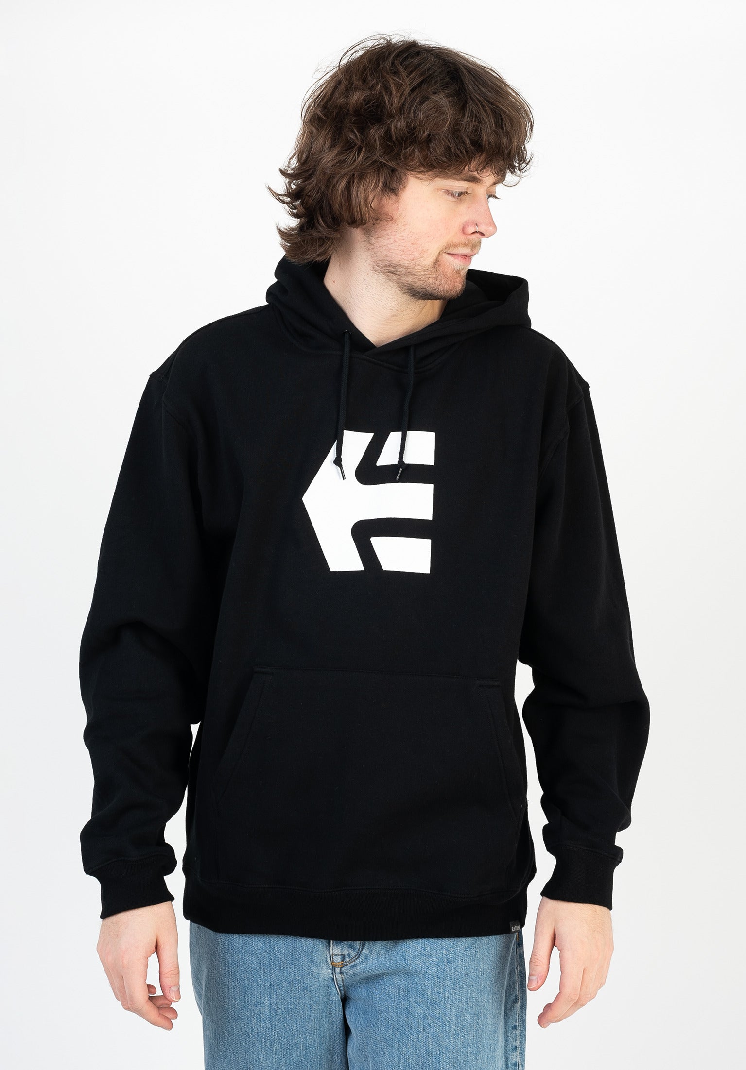 Classic Icon etnies Hoodie in black white for Men