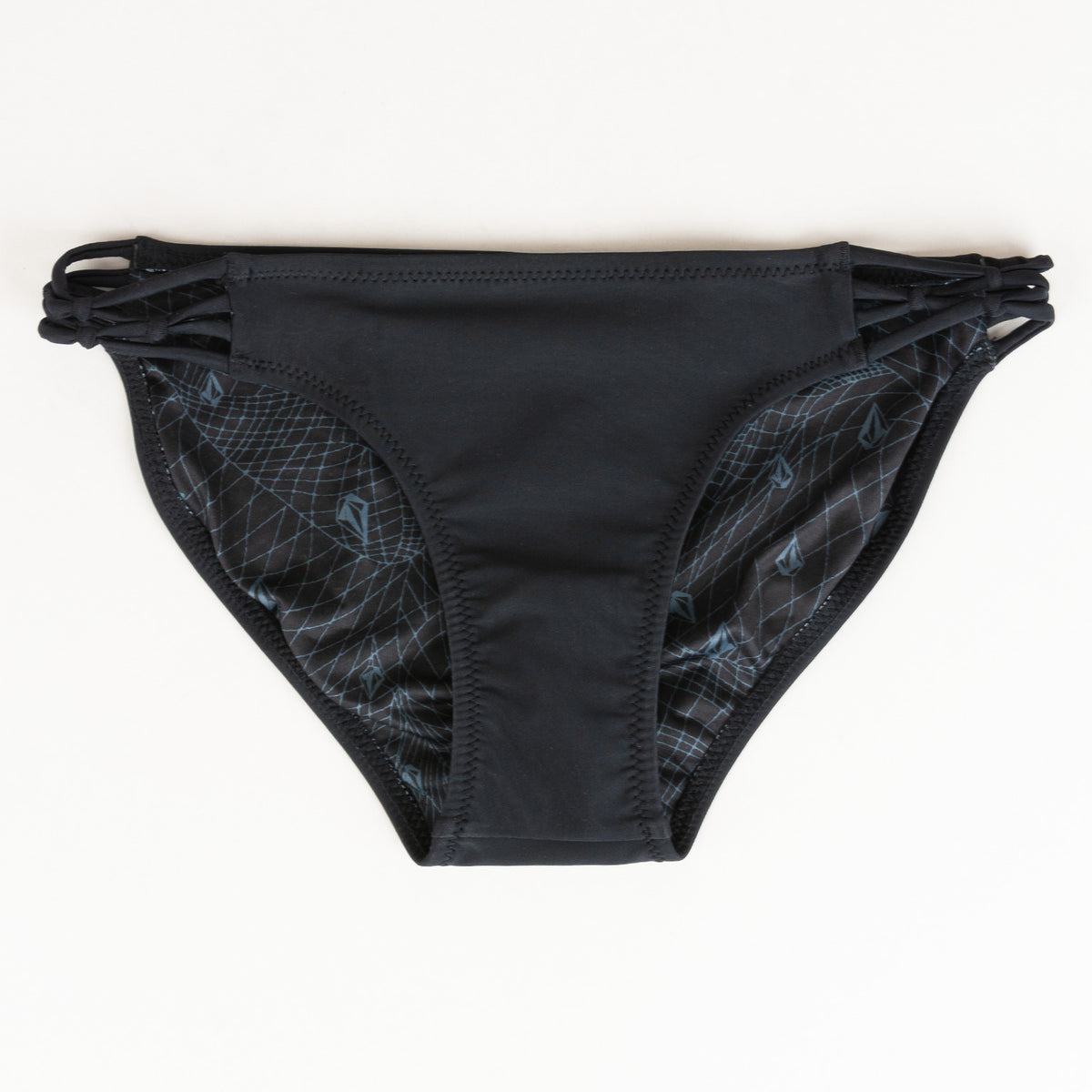 Simply Solid Cheekini Bikini-Bottom Volcom Beachwear in black for Women –  TITUS