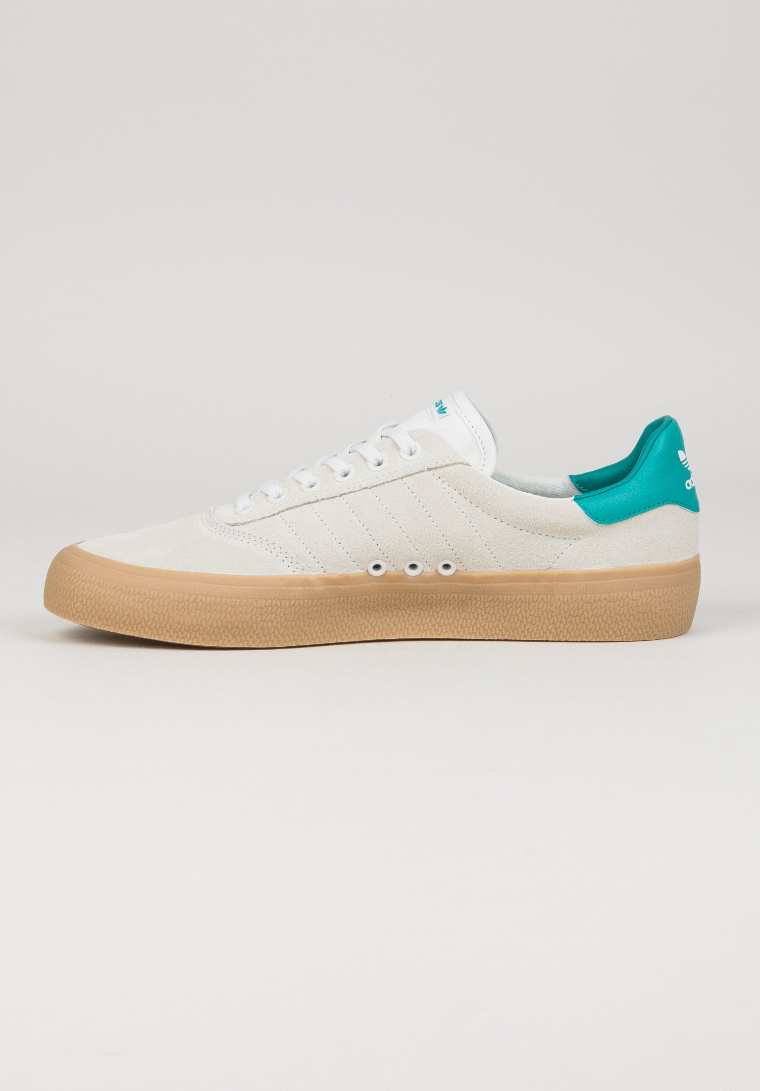 3MC adidas skateboarding Mens Shoes in white green gum for c TITUS