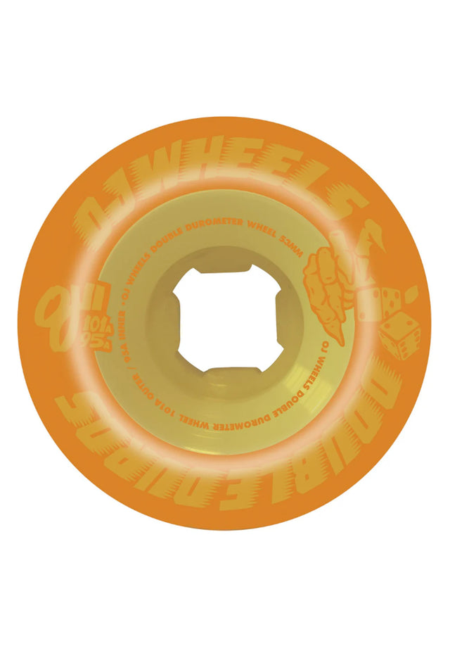 Double Duro Mini Combo 101A/95A pastel orange yellow Vorderansicht