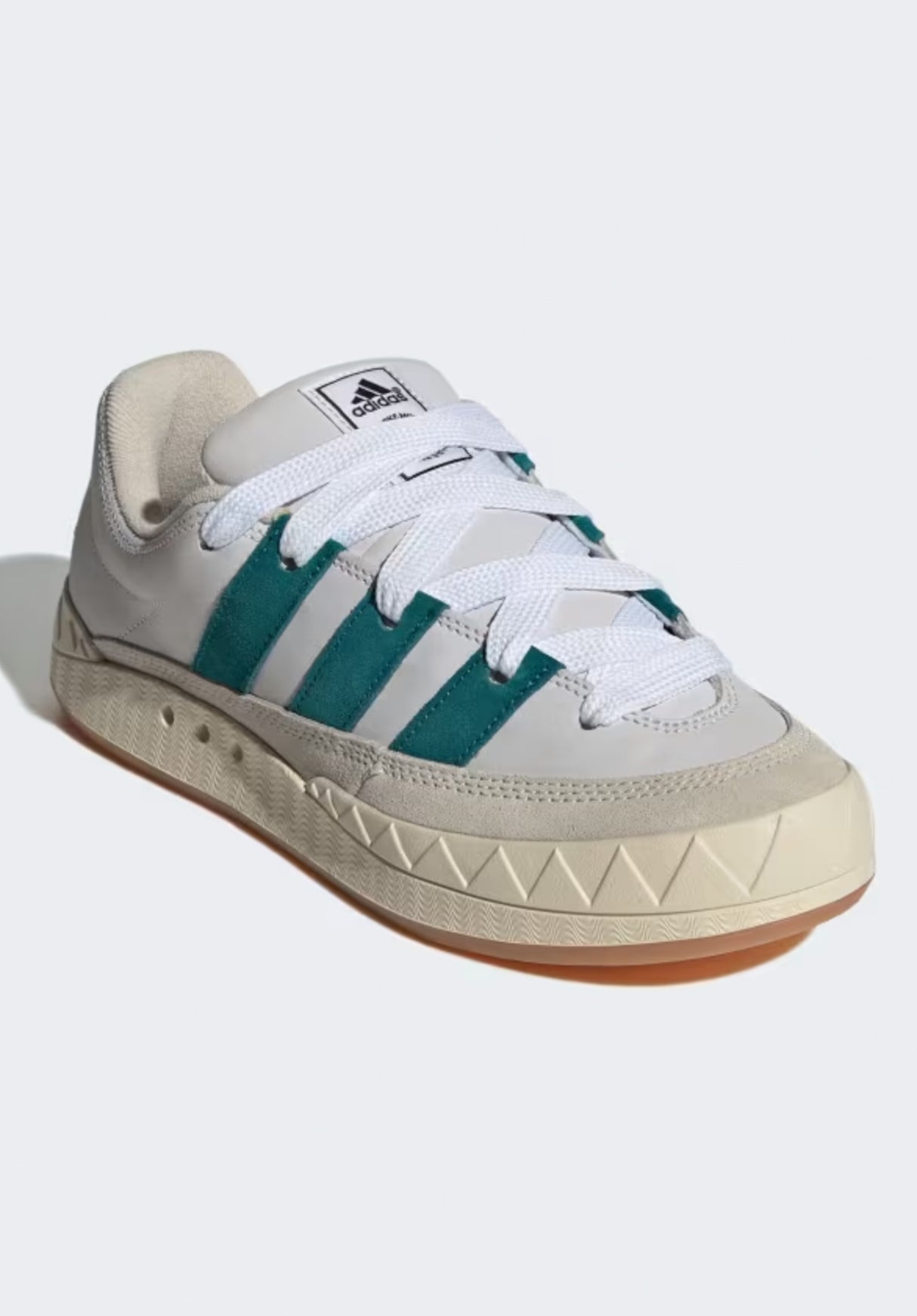 Adimatic white-teal-allum Vorderansicht