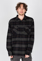 Bowery Flannel black-charcoal Vorderansicht