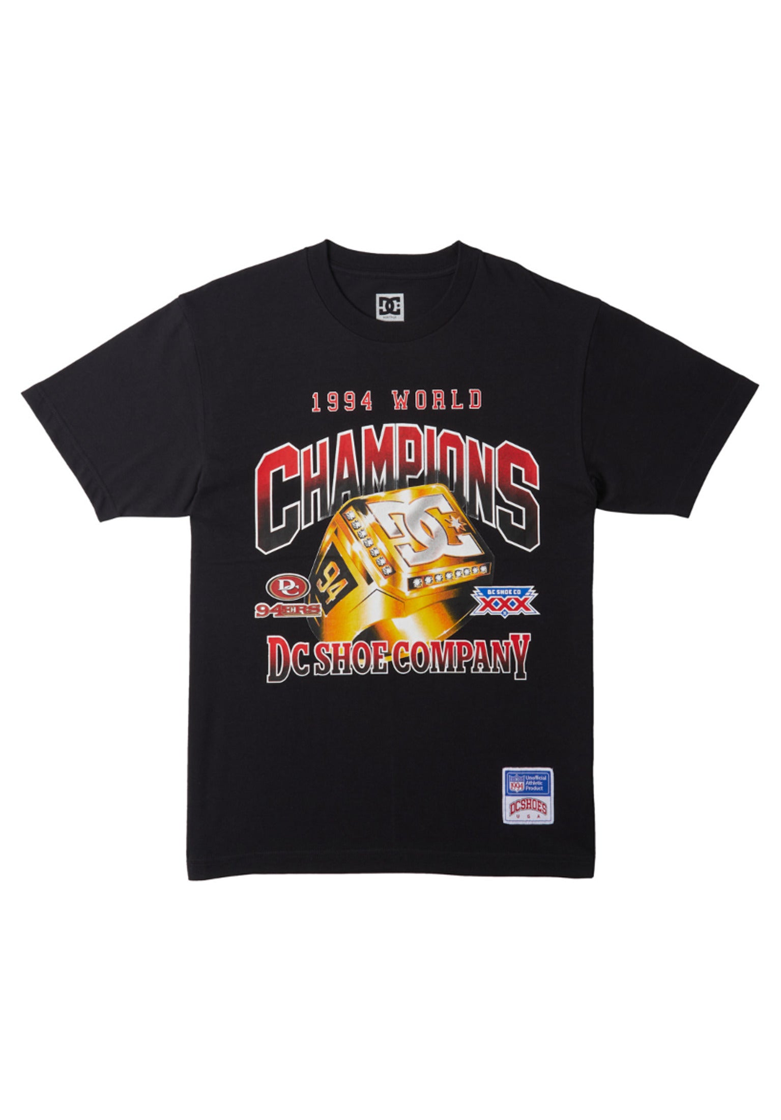 Champion Ring Hss DC Shoes T Shirt in black for c TITUS