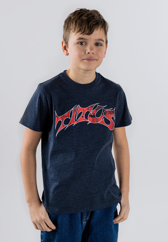 Classic Logo Kids deepnavymottled Vorderansicht