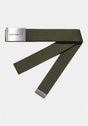 Clip Belt Chrome officegreen Vorderansicht