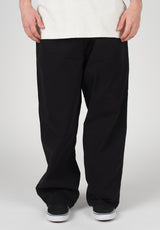 Colston Pant blackgarmentdyed Vorderansicht