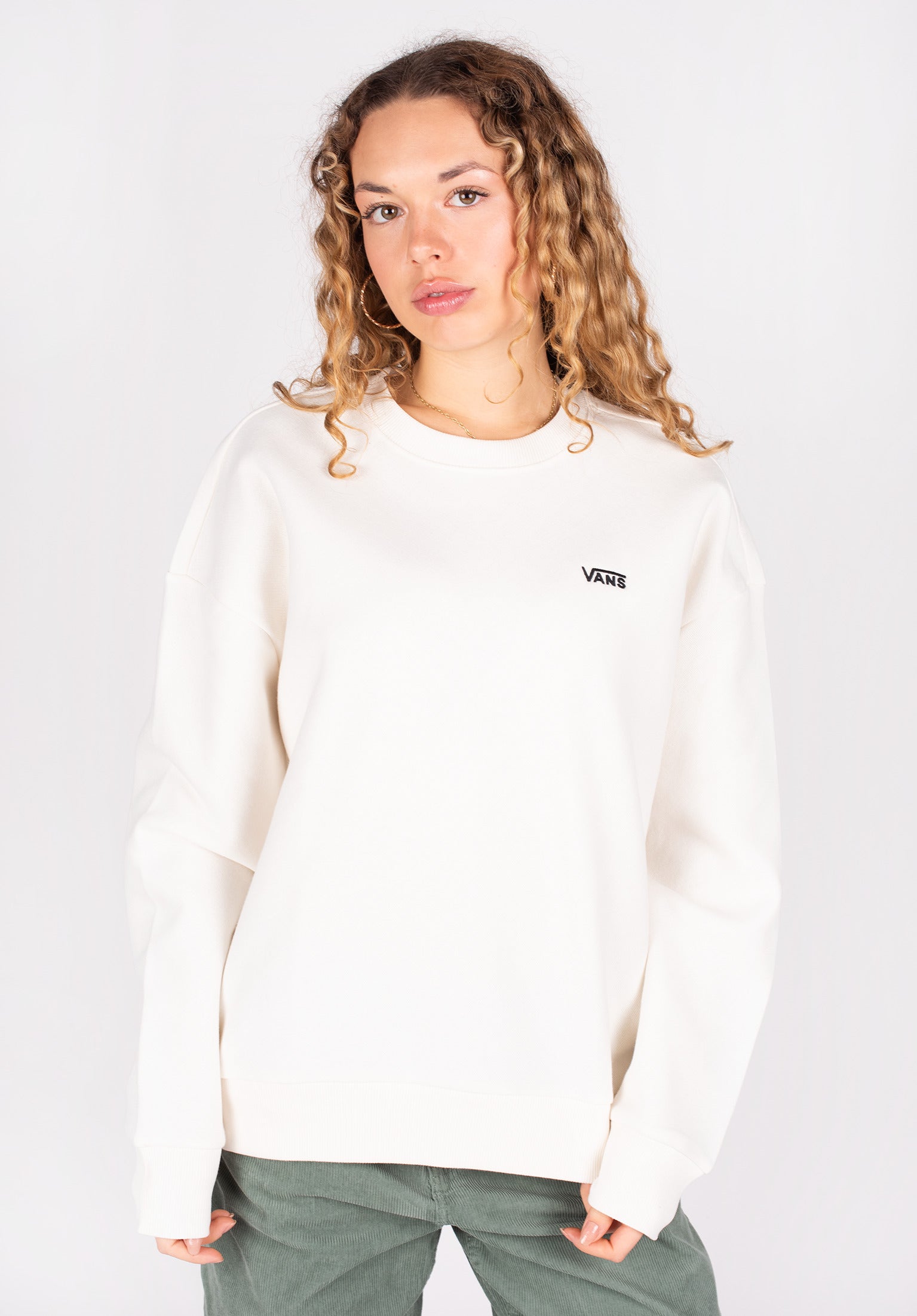 Comfycush Vans Sweatshirt in marshmallow for Women TITUS