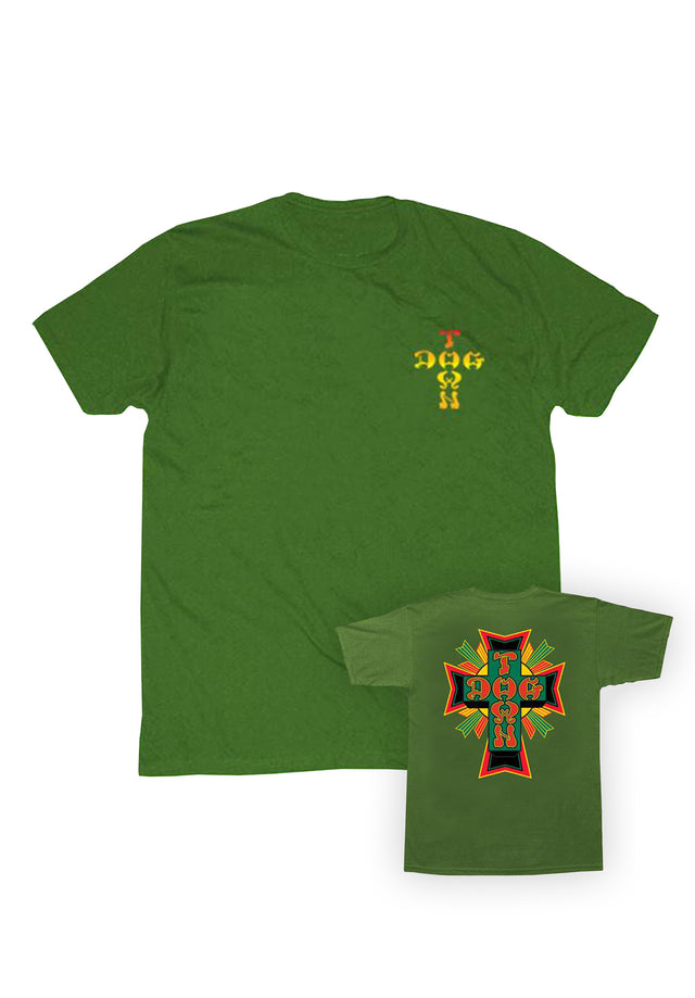 Cross-Logo olive-rasta Vorderansicht