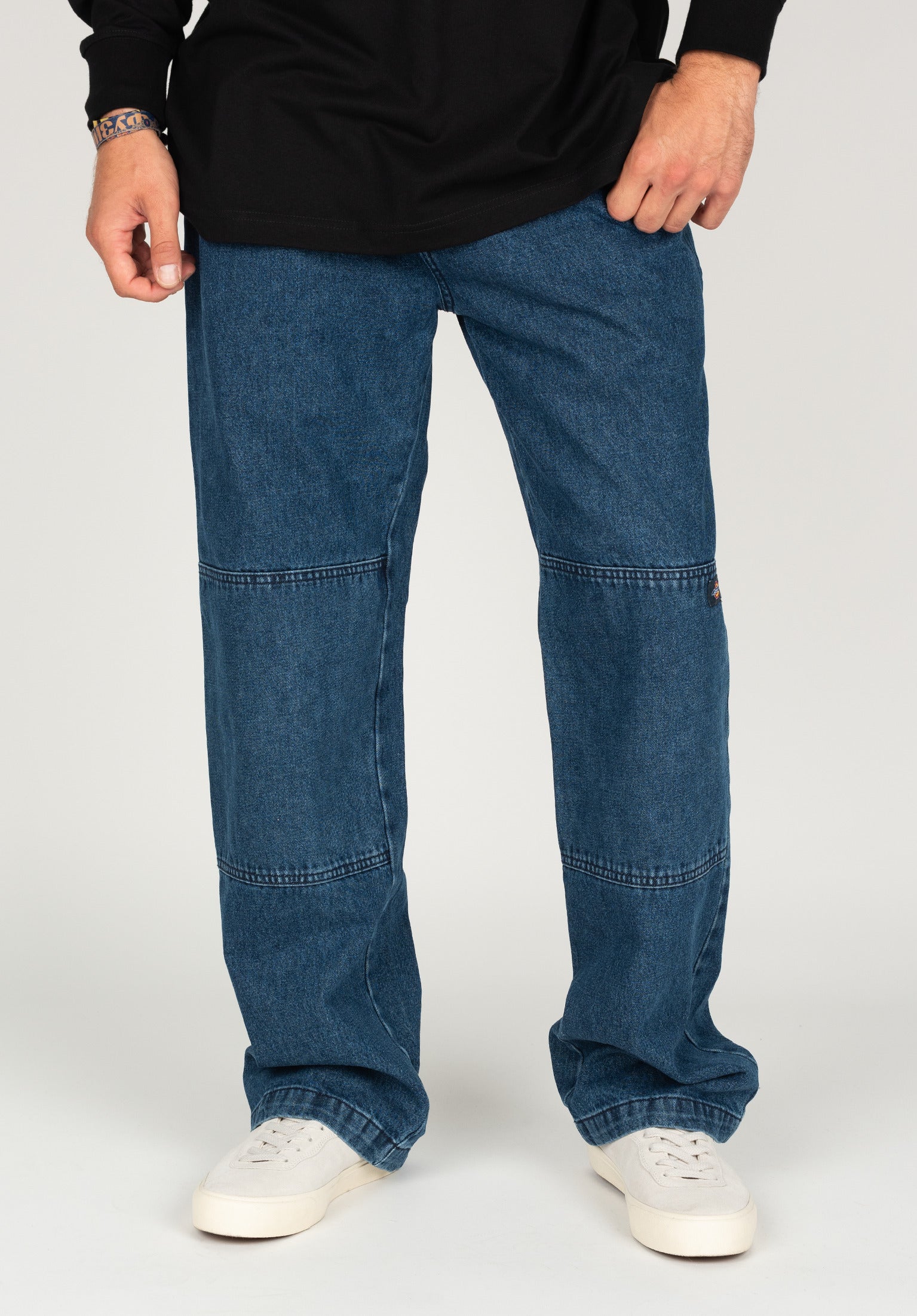 Double Knee Denim Dickies Jeans in classicblue for c – TITUS