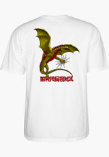 Dragons Logo white Rueckenansicht