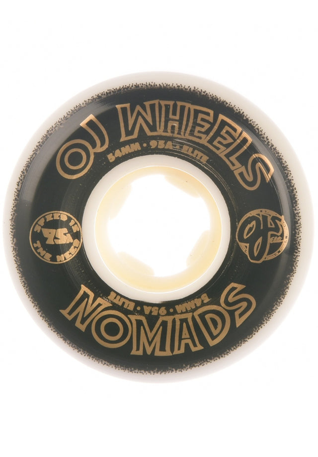 Elite Nomads 95a OJ white-black-gold Vorderansicht