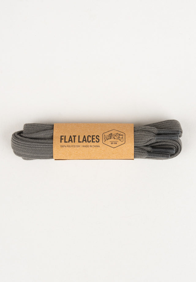 Flat Laces darkgrey Vorderansicht