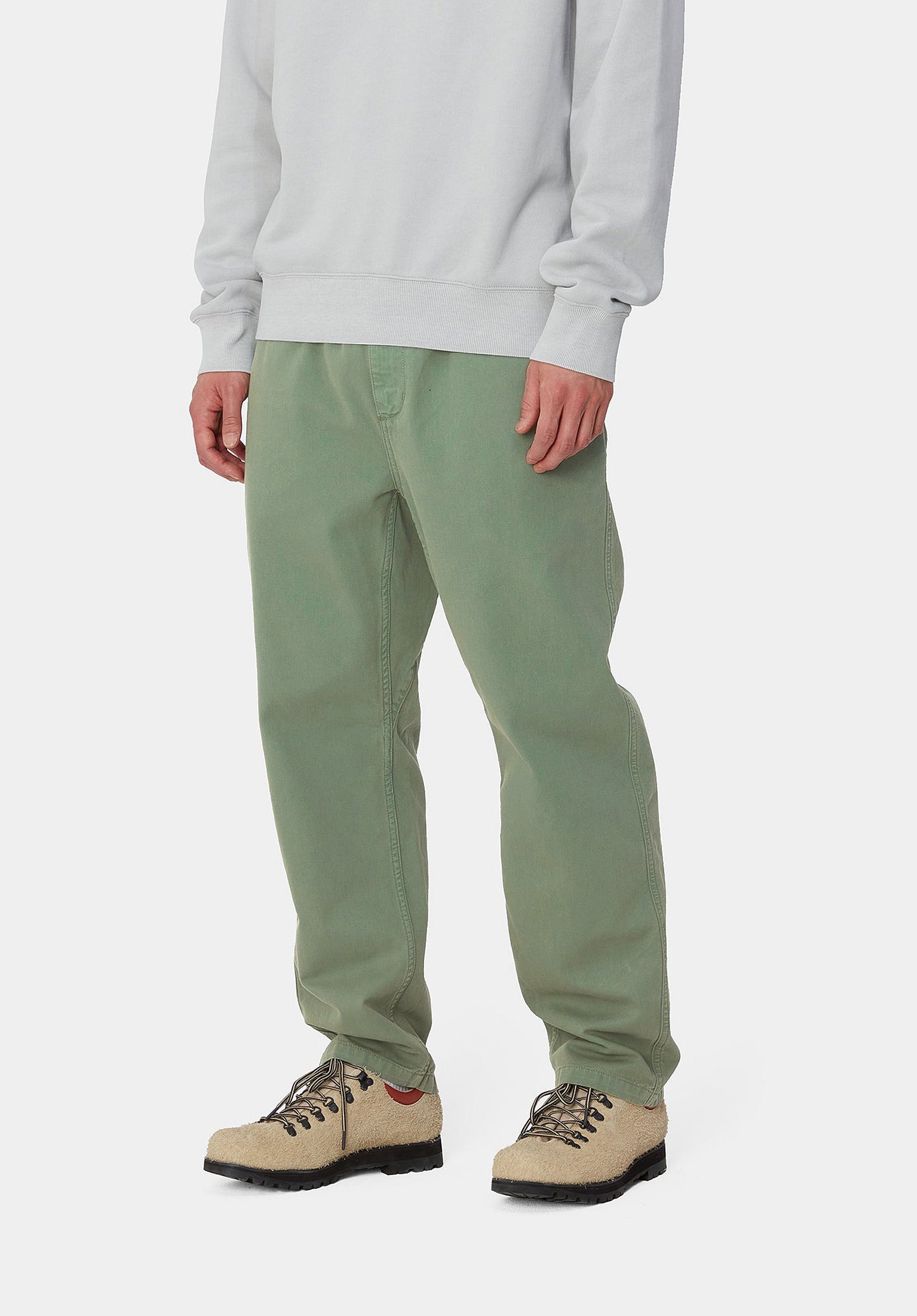 Flint Pant Carhartt WIP Chino Cloth pants in duckgreengarmentdyed for Men TITUS