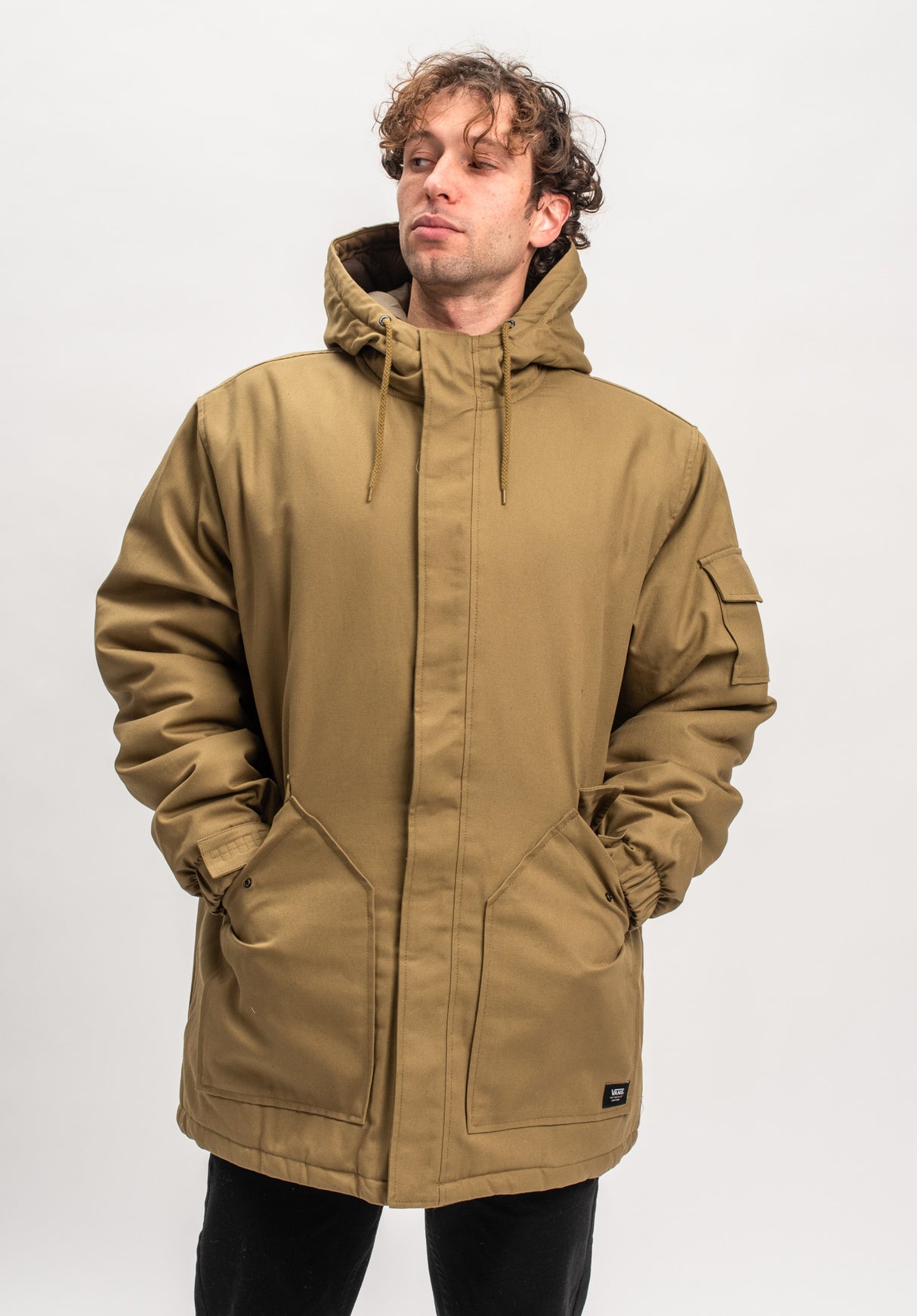 Henrique Parka gothic-olive Vorderansicht