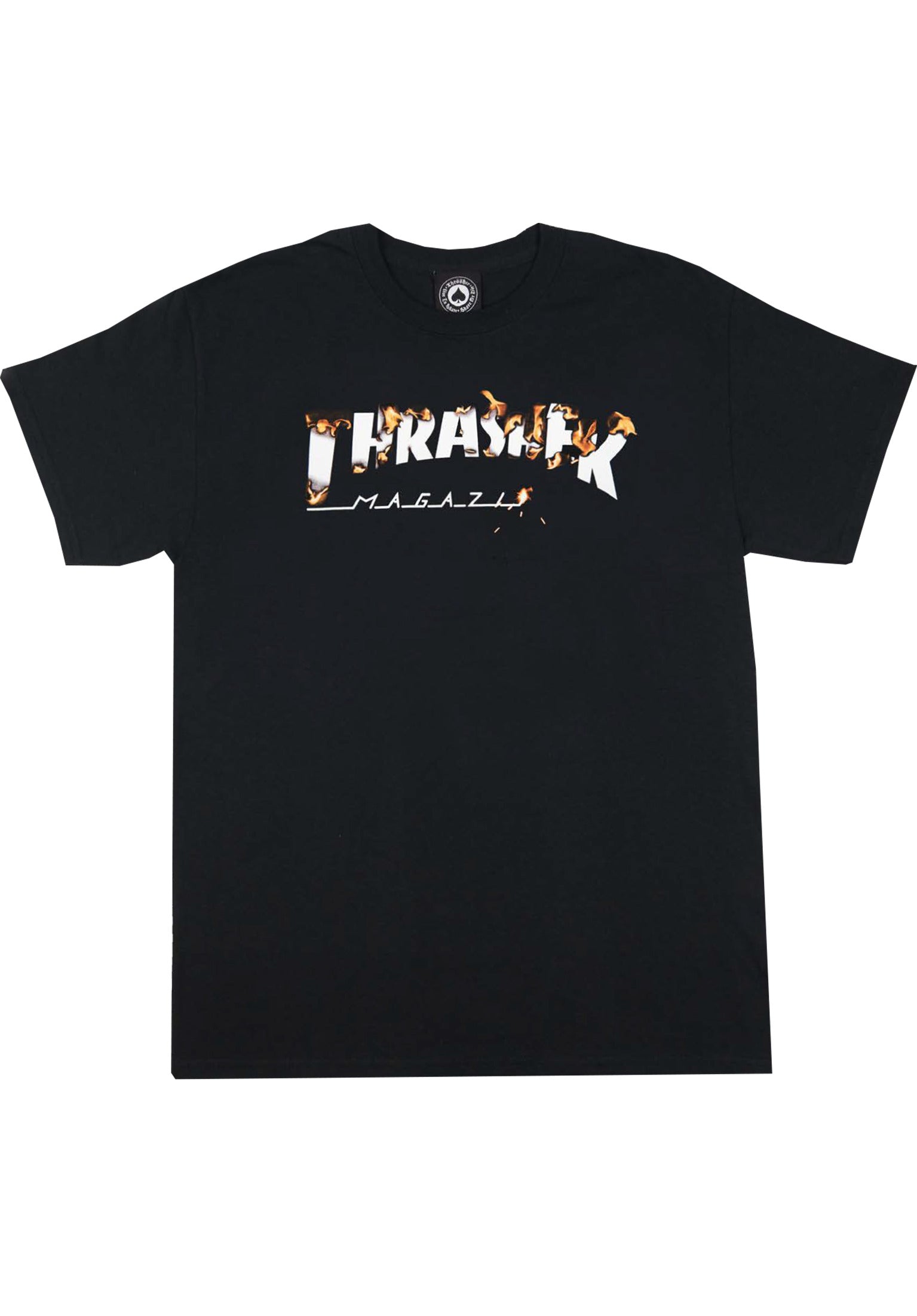 Intro Burner Thrasher T Shirt in black for c TITUS