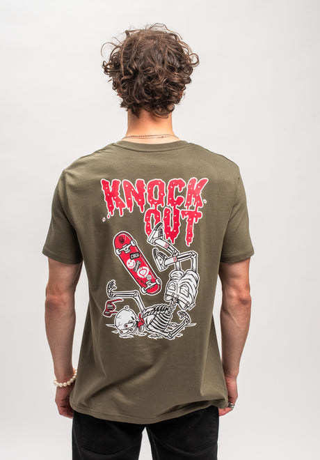 Knock Out khaki Rueckenansicht