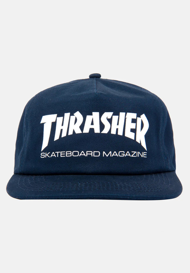 Mag Logo Snapback navy-white Vorderansicht