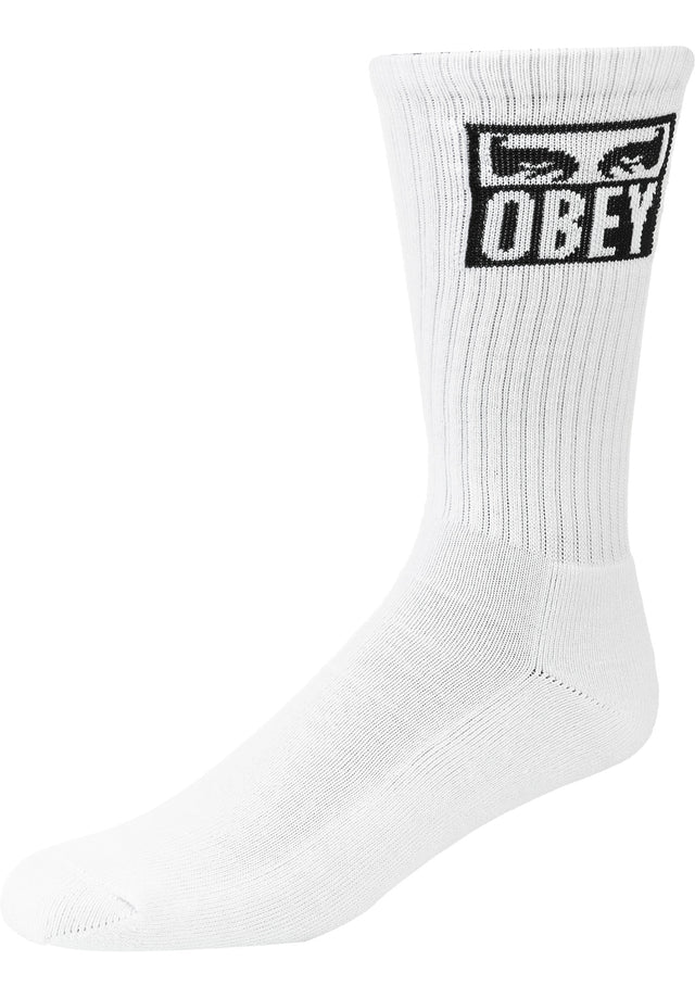 Obey Eyes Icon white Vorderansicht