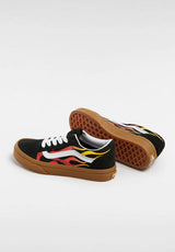 Old Skool Kids flame-black-gum Rueckenansicht