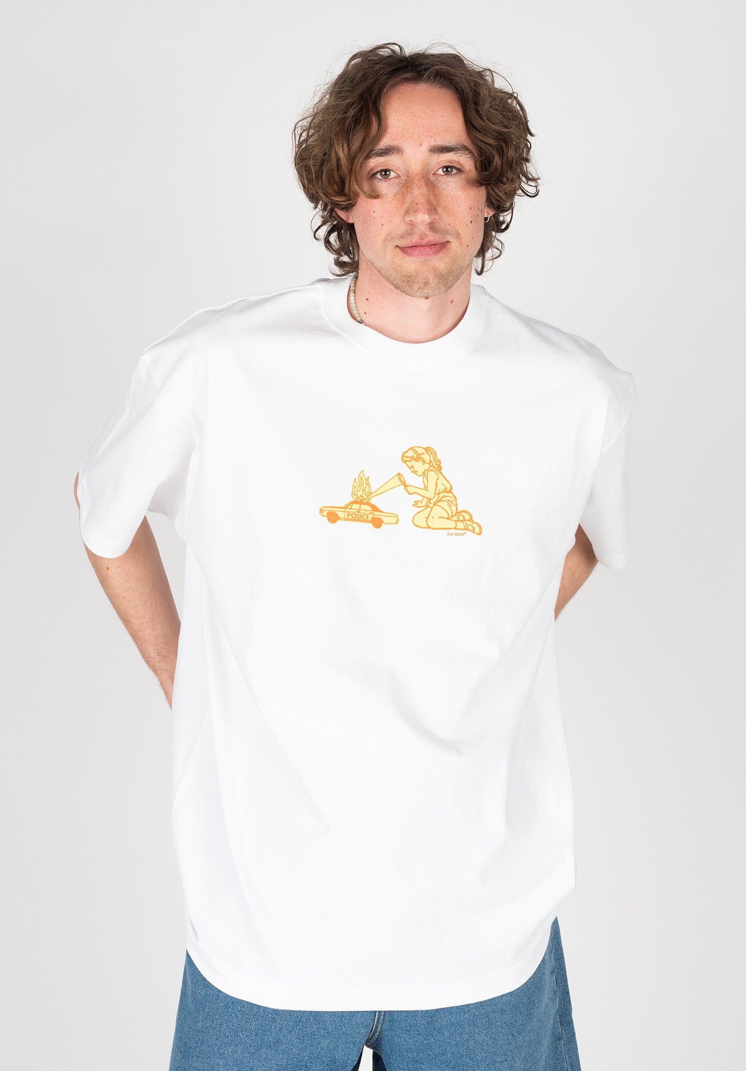 Huf t shirt heren sale