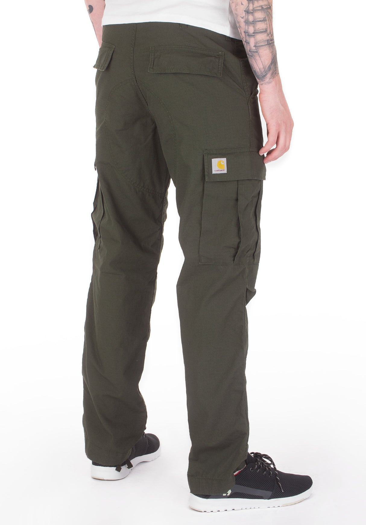 Regular Cargo Pant cypress-rinsed Rueckenansicht