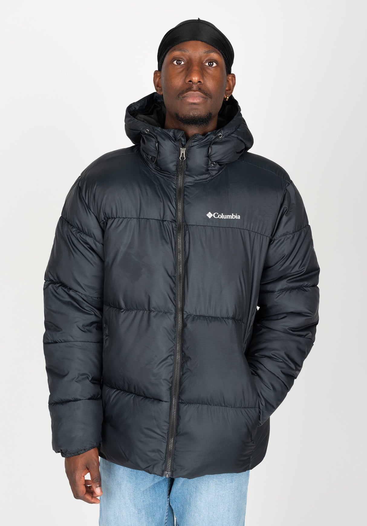 Columbia PUFFECT HOODED JACKET - Winter jacket - black 