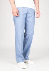 M Vincent Twill Pant gulfblue Close-Up2