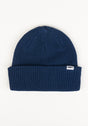 Bold Organic Beanie academynavy Vorderansicht