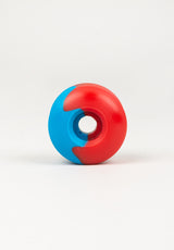 K-9 80's Street Wheels 97a red bright blue Close-Up2