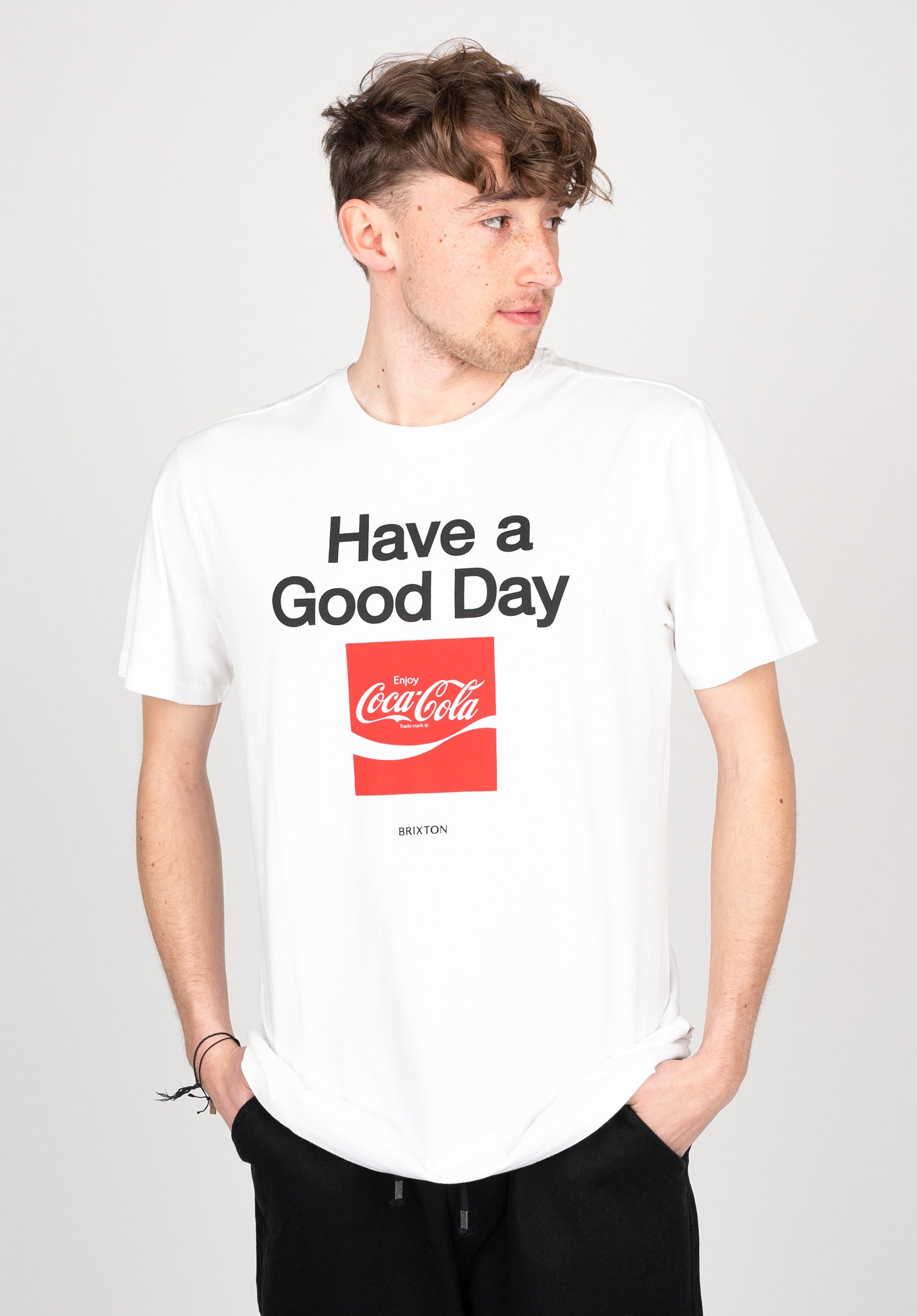 Coca Cola Good Day Brixton T shirt en white pour Homme TITUS