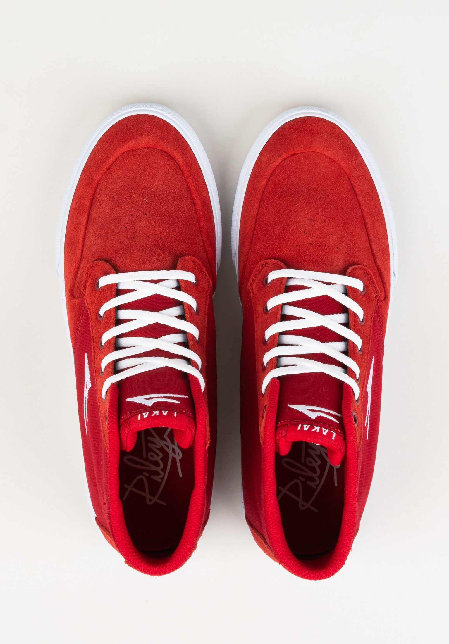 Red store lakai shoes