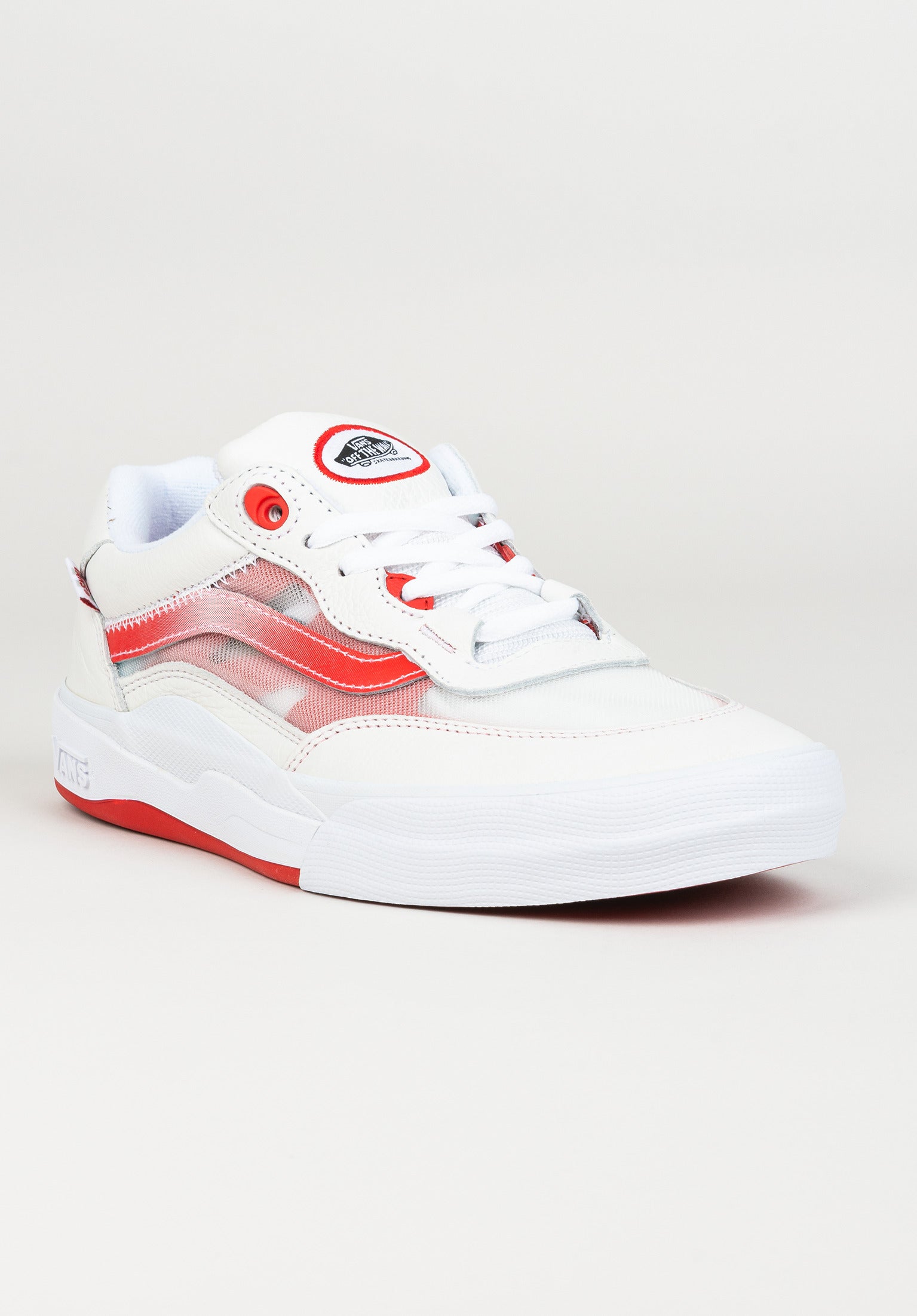 Wayvee Vans Scarpe da uomo in leather truewhite red per c TITUS