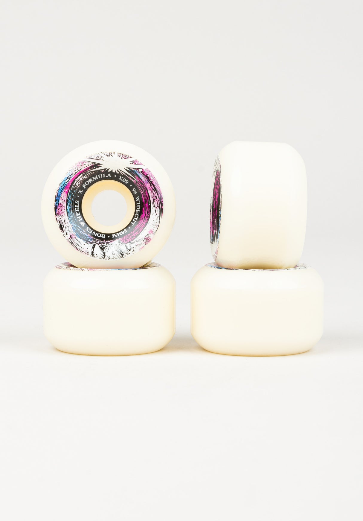 X Formula 99a Moon Beam V6 Wide Cut Bones Wheels Wiel In White – Titus