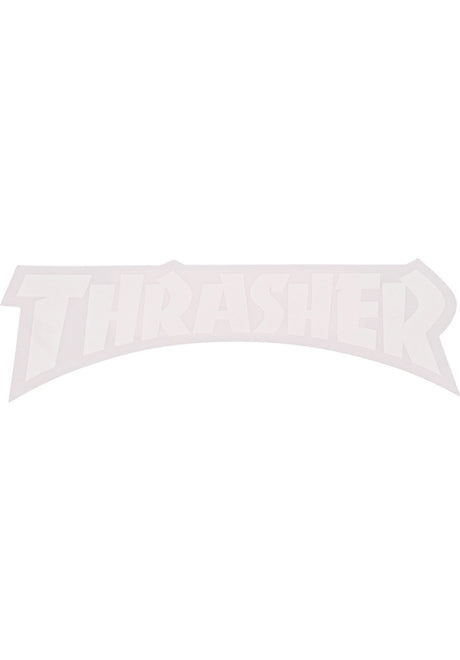 Die Cut Logo Sticker white Vorderansicht