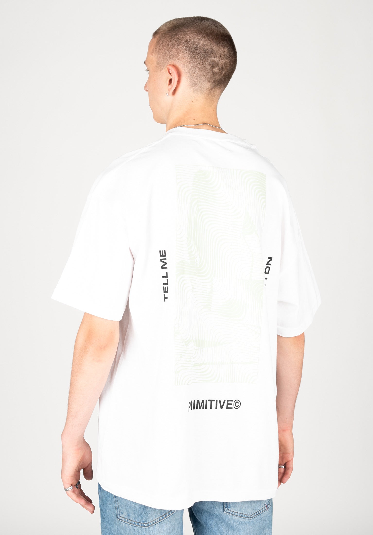 Optical Primitive Skateboards T-Shirt in white for Men – TITUS