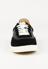 CM001 Low Suede black-white Rückenansicht