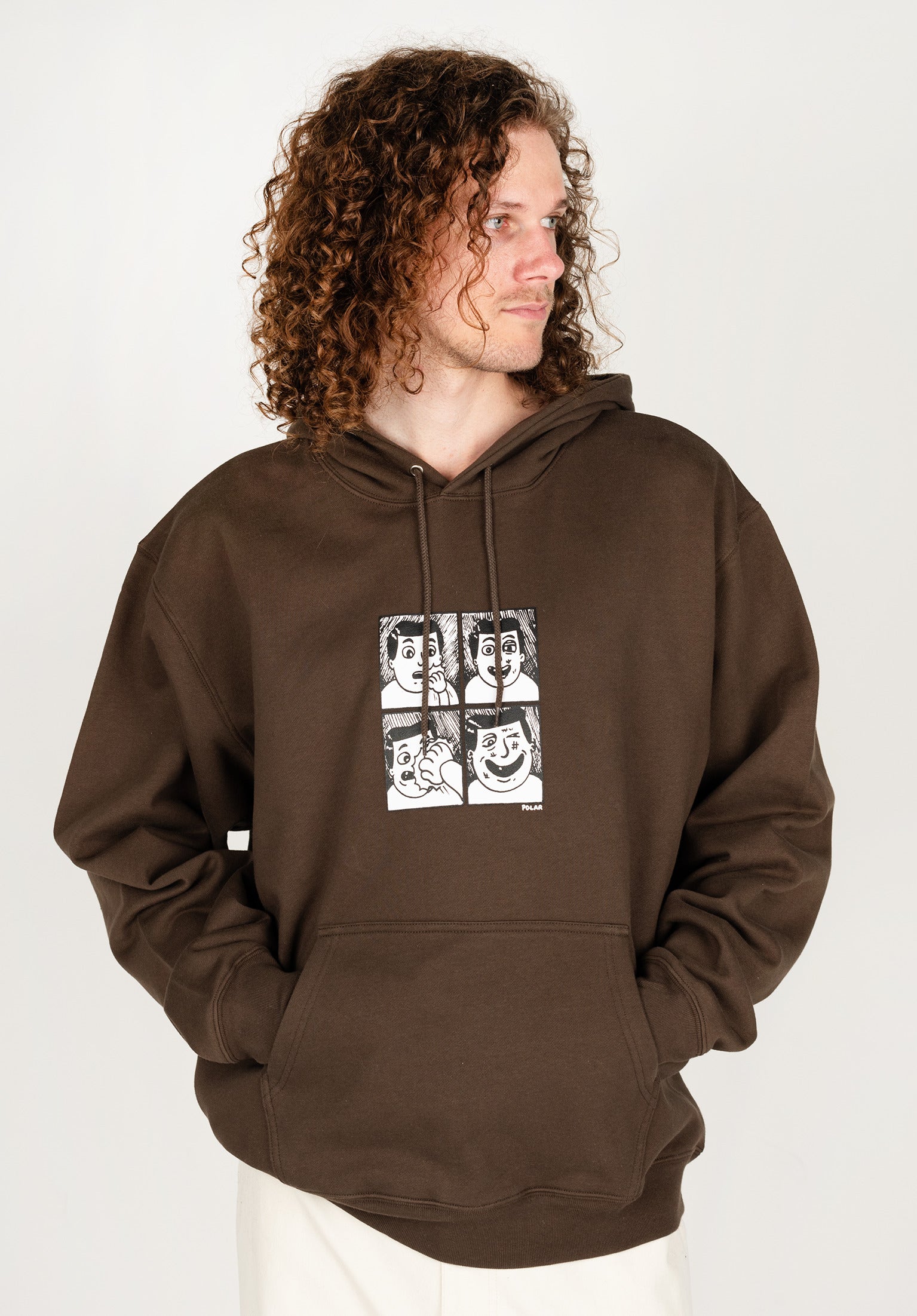 Dave Punch Polar Skate Co Hoodie in brown for Mænd – TITUS