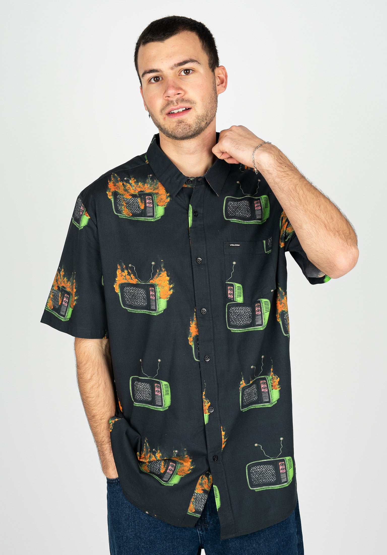 Volcom polo shirt clearance sale