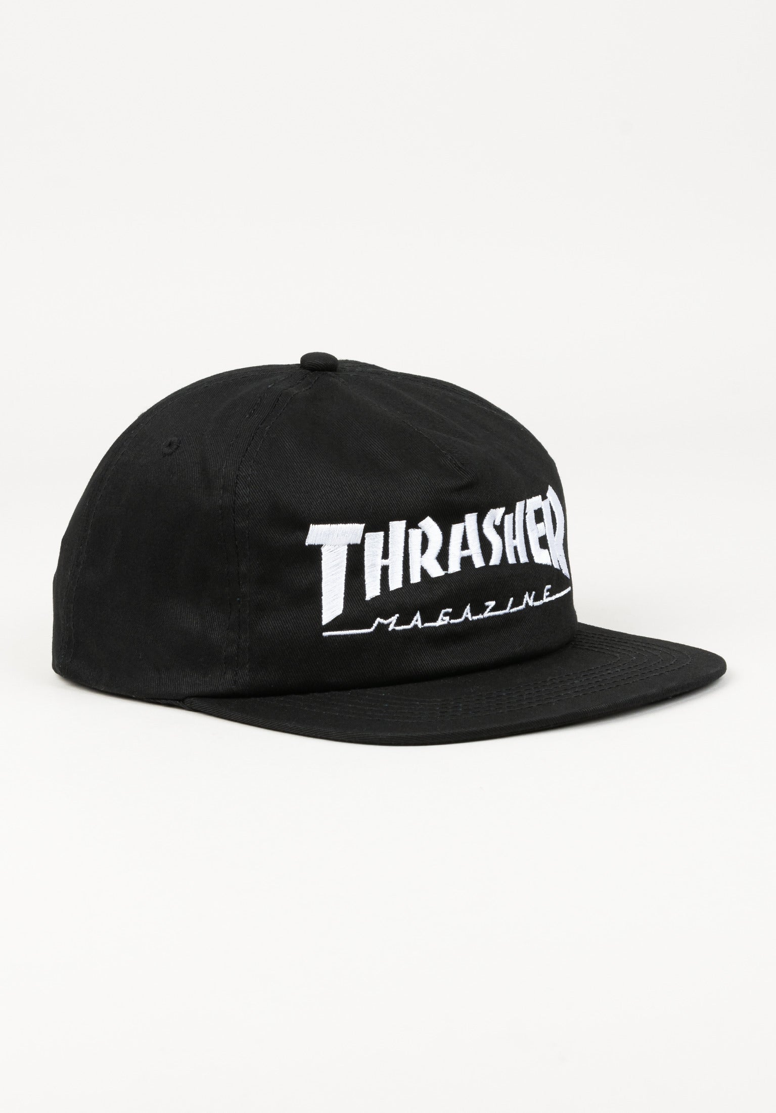 Mag Logo Snapback Thrasher Cap in black-white for Women – TITUS