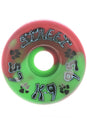 K-9 80's Street Wheels 95a red - green swirl Vorderansicht