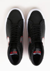 Zoom Blazer Mid Pro GT black-metallicsilver-universityred Close-Up2