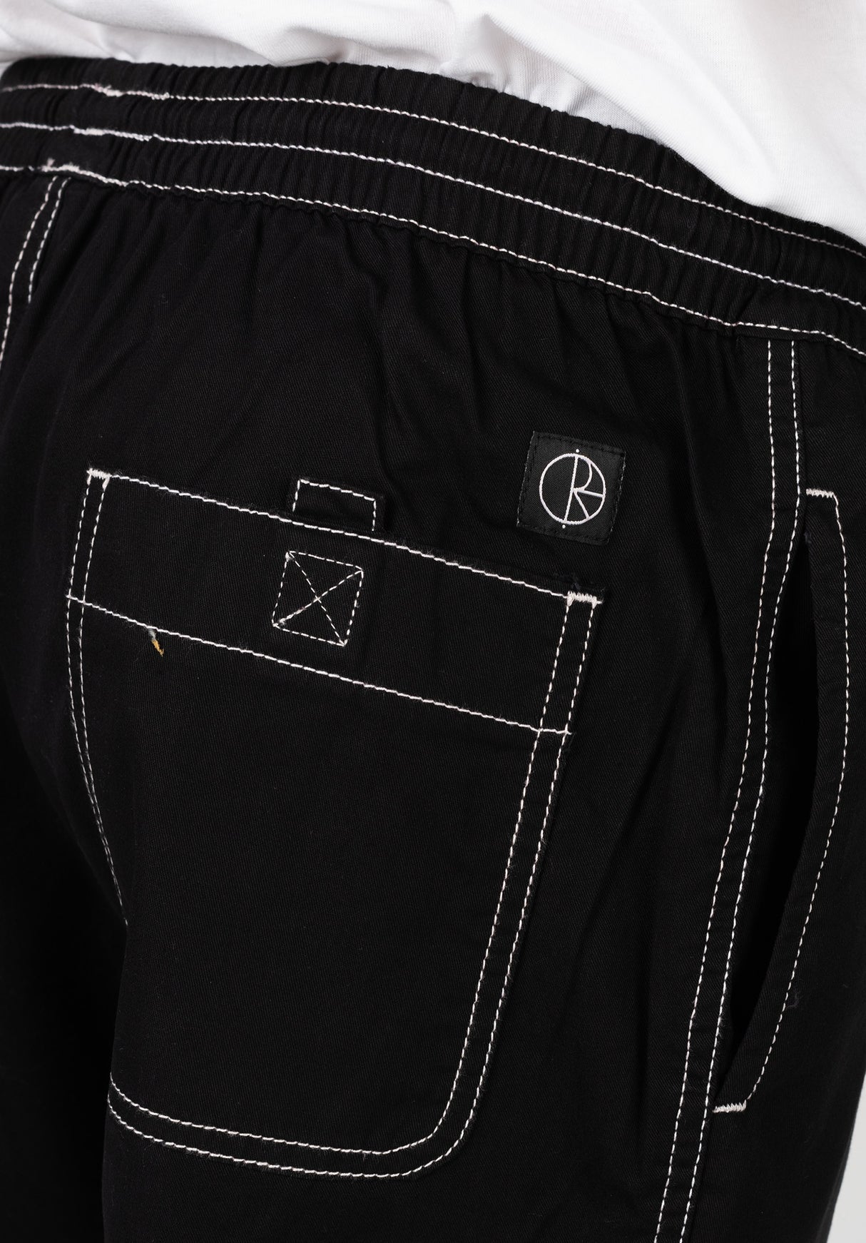 Contrast Surf Pants black-white Close-Up2