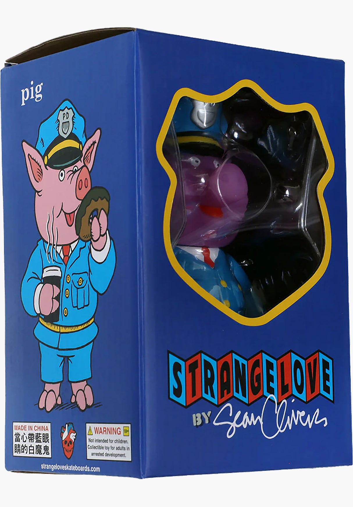 Pig Glow Officer Vinyl Toy multicolored Close-Up1