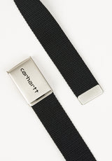 Clip Belt Chrome black Rückenansicht