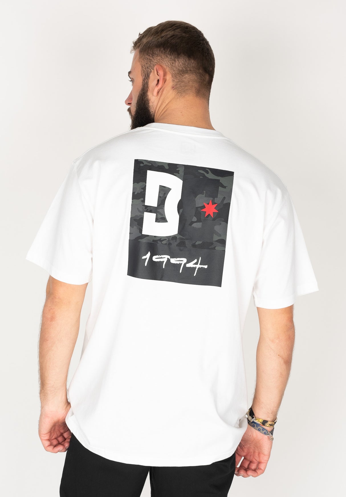 Split Star DC Men – white-black-camo in TITUS T-Shirt for Shoes