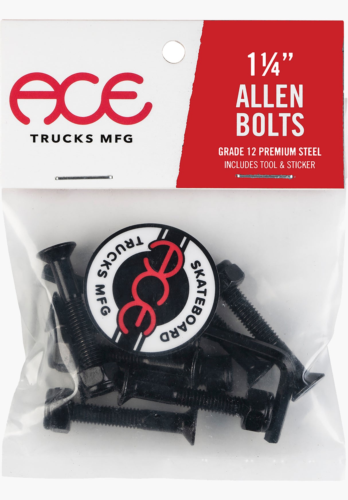 Bolts Allen 1 1/4" black Vorderansicht