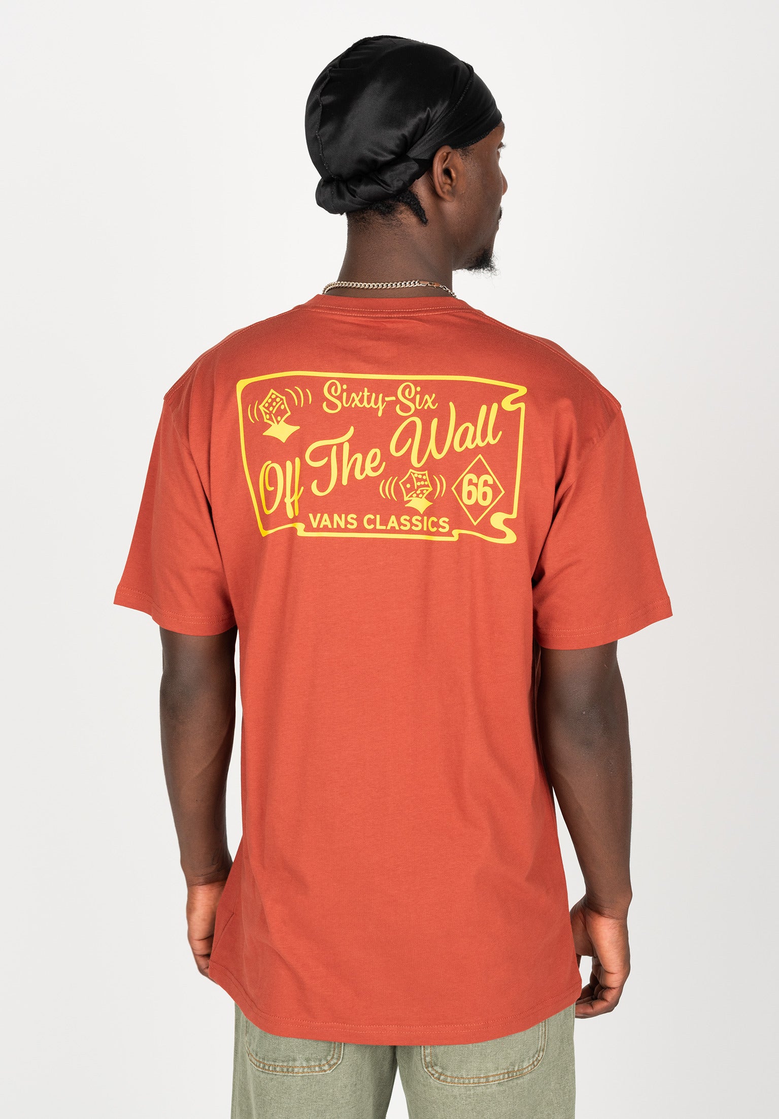 T shirt best sale vans homme orange