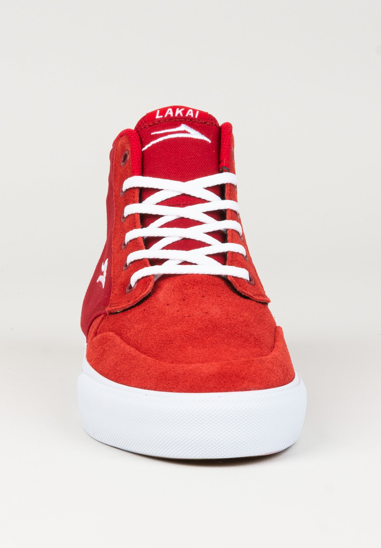 Riley 3 High Lakai Mens Shoes in red suede for Men TITUS